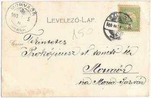 1903 Galgóc, Frasták, Hlohovec; Fő tér, római katolikus templom. Bródy Simon kiadása / main square, ...