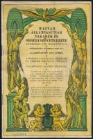 cca 1930 Magyar Államvasutak takarék és segélyszövetkezete reklám kiadvány 16 p.