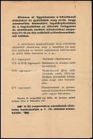 cca 1930 Magyar Államvasutak takarék és segélyszövetkezete reklám kiadvány 16 p