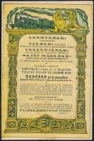 cca 1930 Magyar Államvasutak takarék és segélyszövetkezete reklám kiadvány 16 p
