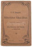 1914 F. W: Putzgers: Historischer Schul-Atlas. Velhagen, Klasings. Kiadói vászonkötésben