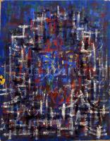 Olvashatatlan jelzéssel: Kompozíció. Olaj, karton. 47x36cm