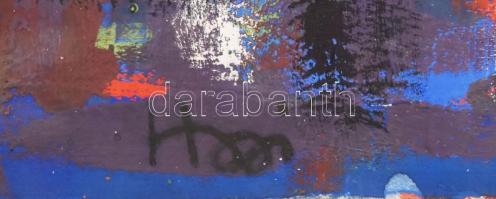 Olvashatatlan jelzéssel: Kompozíció. Olaj, karton. 47x36cm