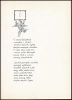 Weöres Sándor: Fairy spring [ A tündérek tavasza]. Freskók és stukkók egy vidám színházba. 
(Bp., 1...