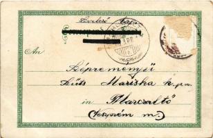 1899 (Vorläufer) Vrchlabí, Hohenelbe; Elbefall, Spindelmühle, Flachsspinnerei v. W. Jerie, Baumwollw...