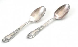 Ezüstözött teás kanál készlet 6 darabos, díszdobozban