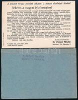 1929 Ifj. Pataki Mihály: "A nemzeti tárgyu művészi alkotás: a nemzet dicsőségét hirdeti! Felhív...