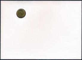 Izrael 1992. 1/2Sh Al-Br felbélyegzett borítékban, bélyegzéssel, német nyelvű tájékoztatóval T:1- 
...