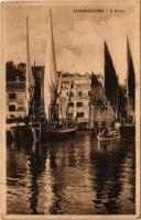 1927 Veli Losinj, Lussingrande; Il Porto / port (EB)