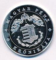 DN "A magyar pénz krónikája - I. világháború" Ag emlékérem tanúsítvánnyal (20g/0.999/38,61...