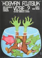 Fassbinder: Hogyan fojtsuk vízbe...? film plakátja, s: B S.   42x56 cm