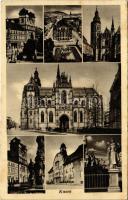 1939 Kassa, Kosice; mozaiklap / multi-view postcard (EK)
