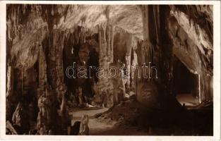 1940 Aggteleki cseppkőbarlang, Pálmaliget. Kessler Hubert dr. felvétele