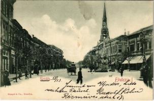 1896 (Vorläufer) Újvidék, Novi Sad; Fő utca / main street
