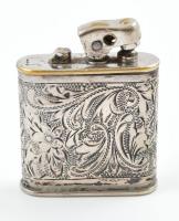 Ezüst (Ag) öngyújtó, jelzett, nem működik, jelzett, m: 5 cm, bruttó: 44g