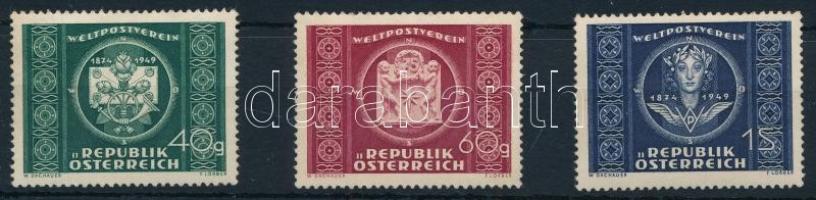 1949. 75 éves az Egyetemes Postaegyesület (UPU) sor Mi 943-945 (Mi EUR 20,-)