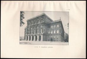 Divald Kornél: A Magyar Tudományos Akadémia palotája és gyűjteményei. Magyarázó kalauz. Bp., 1917, M...