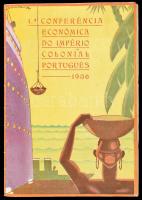 1936 La conferéncia economica do Imperio colonial portugés kihajtható képes leporelló