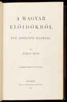 Jókai Mór: A magyar előidőkből, Egy asszonyi hajszál. Bp., 1895, Révai Testvérek. Nemzeti díszkiadás. Kiadói aranyozott gerincű díszes félbőr kötés, festett lapélekkel gerinc teteje kissé sérült, néhány kevés lap kissé foltos.