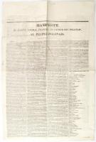 1831 Manifeste du Conité Central Francais en faveur des Polonais - Manifesztum a lengyel felkelőknek a francia nemzetgyűléstől / Manifest for the Polish insurgents from the French Central Comitee, Lafayette and al. 33x48 cm