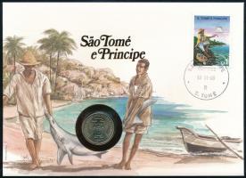 Sao Tomé és Principe 1977. 5D felbélyegzett borítékban, bélyegzéssel, német nyelvű leírással T:1 Sao...