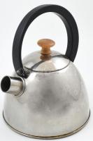 Inox teavíz forraló, szép, jó állapotban, m: 23 cm