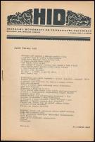 1928 Hid irodalmi, művészeti és társadalmi folyóirat, II. évf. 3-4. sz., 1928. márc.-ápr., szerk.: C...