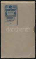 cca 1910 Kisfiú portréja, keményhátú fotó Uher Ödön (1862-1931) cs. és kir. udvari fényképész budape...