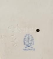 Herendi táncoló juhász, kézzel festett, jelzett, hibátlan, m: 30 cm