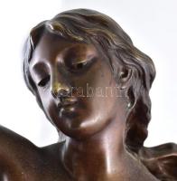 Adrien Etienne Gaudez (1845-1902) : L'etoile du matin (Hajnali csillag). Öntött patinázott bron...