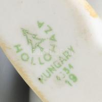 Hollóházi liba, kézzel festett, jelzett, hibátlan , m: 16 cm