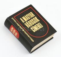 A magyar városok címerei. Szerk.: Castiglione Endre. Bp., 1975, Közgazdasági és Jogi Kiadó. Kiadói műbőr kötés.