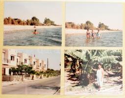 Ciprusi emlékalbum vegyes színes modern tájképekkel és képeslapokkal