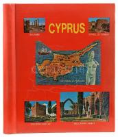 Ciprusi emlékalbum vegyes színes modern tájképekkel és képeslapokkal