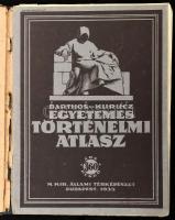 1935 Barthos-Kurucz: Egyetemes Történelmi Atlasz. Bp., M. Kir. Állami Térképészet, 40 p