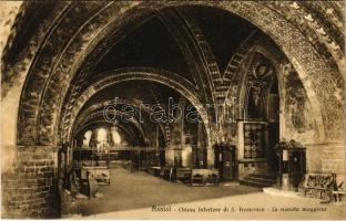 Assisi, Chiesa inferiore di S. Francesco, La navata maggiore / Basilica of Saint Francis of Assisi, interior (EK)