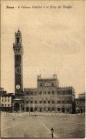 Siena, Il Palazzo Pubblico e la Torre del Mangia / palace, tower