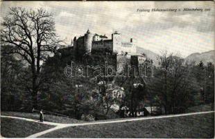 Salzburg, Festung Hohensalzburg v. Mönchsberg aus / castle (EK)