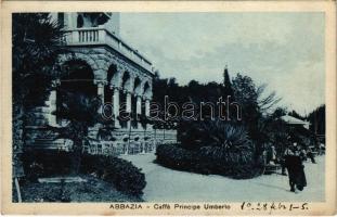Abbazia, Opatija; Caffe Principe Umberto / café (fl)
