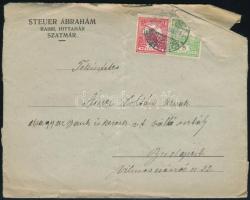 1916 Szatmár, Steuer Ábrahám rabbi, saját kezű levele fiának / Ábrahám Steuer rabbi's letter
