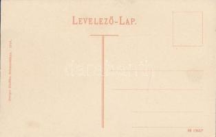 Selmecbánya, Schemnitz, Banská Stiavnica; Látkép Nyugat felé. Joerges kiadása 1910. / general view