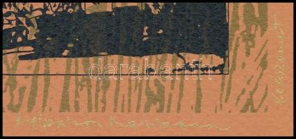 Mészáros Marianna (1963-): Barátok temploma, Kecskemét, Milleniumi sorozat 2., 2000. Szitanyomat, pa...