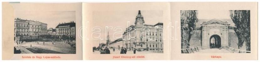 Arad, Városháza. leporellólap 10 képpel / town hall. Leporellocard with 10 pictures (fl)