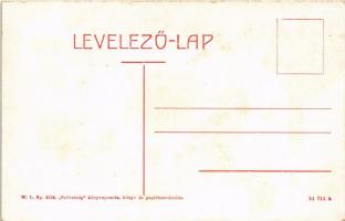 Zilah, Zalau; Kossuth tér, Római katolikus templom, Református templom, piac, bódék, üzletek. W.L. B...