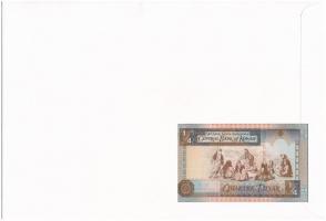 Kuvait 1968. 1/4D borítékban, alkalmi bélyeggel és bélyegzéssel T:I Kuwait 1968. 1/4 Dinar in envelo...