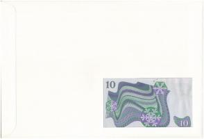 Svédország 1987. 10K borítékban, alkalmi bélyeggel és bélyegzéssel T:I Sweden 1987. 10 Kronor in env...