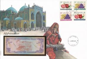 Afganisztán 1979. 20A felbélyegzett borítékban, bélyegzéssel T:I Afghanistan 1979. 20 Afghanis in envelope with stamp and cancellation C:UNC