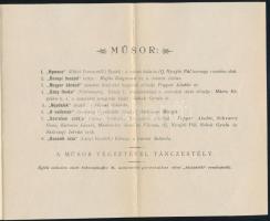 1896 Cegléd Milleniumi Dalünnepély a Cegléd Városi megnyitóján meghívó, 4 p. Jó állapot