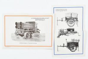 cca 1910 Rosenbauer tűzoltó fecskendők gyára kétr eklám nyomtatvány 15x23 cm