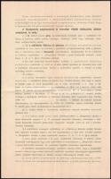 1909 Jékelfalussy honvédelmi miniszer bizalmas felhívása a honvéd kerületekhez, esetleges háború ese...